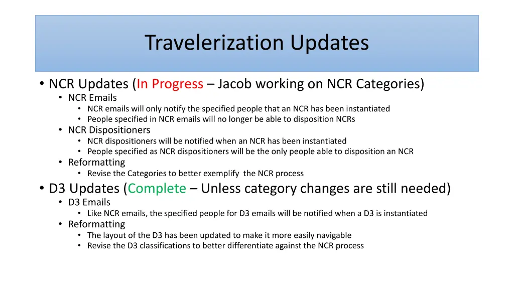 travelerization updates