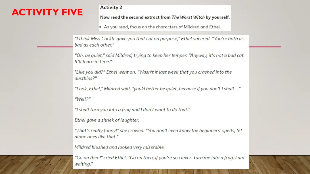 activity five