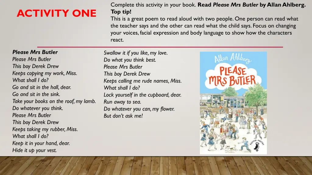 complete this activity in your book read please