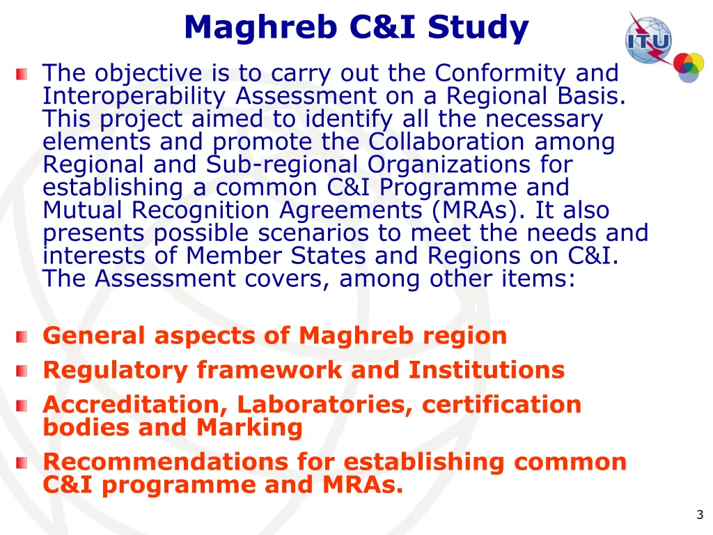 maghreb c i study