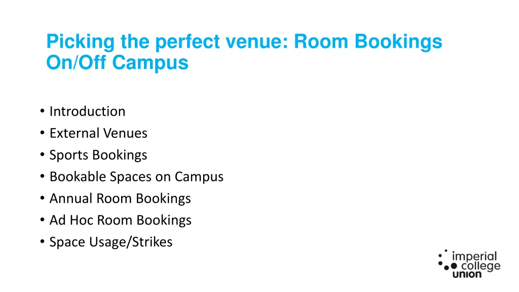 picking the perfect venue room bookings 1