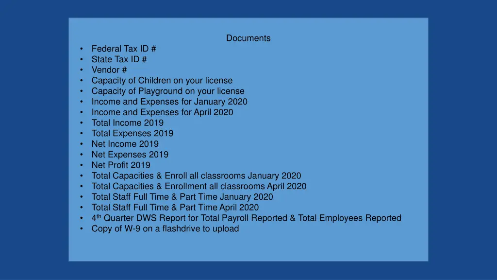 documents