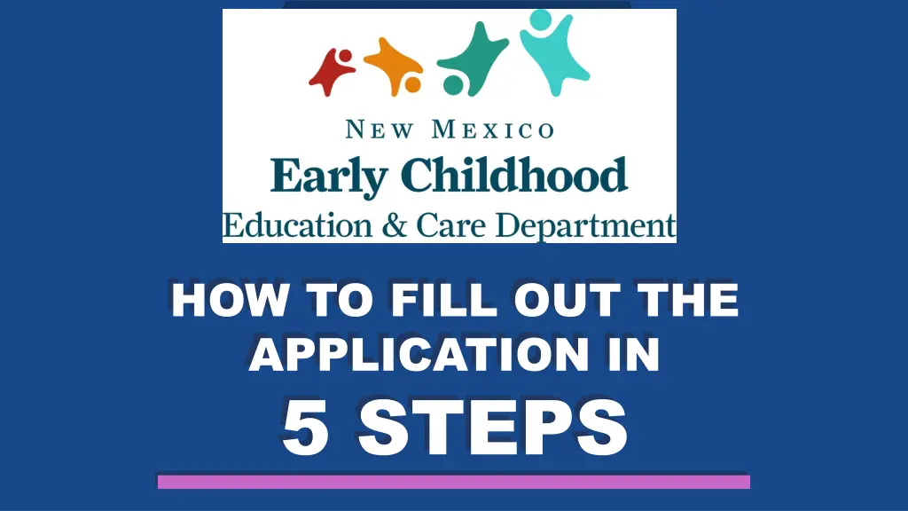 how to fill out the application in application