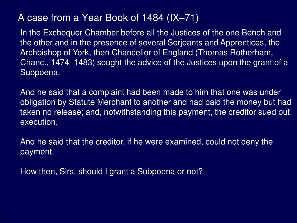 a case from a year book of 1484 ix 71