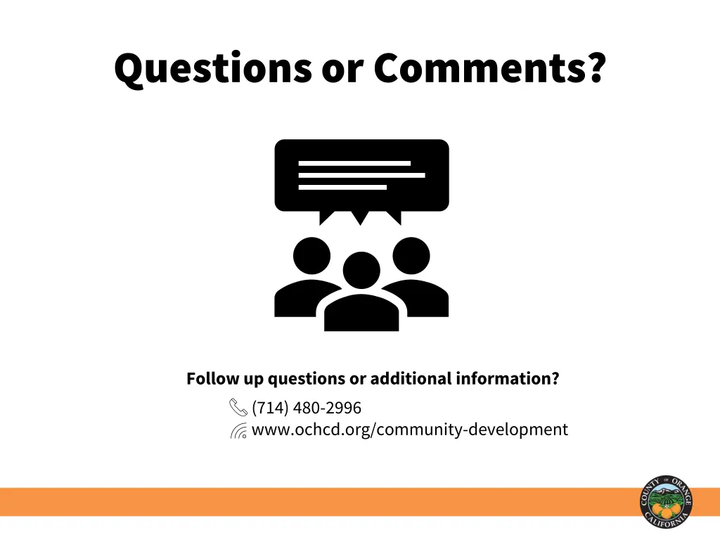 questions or comments