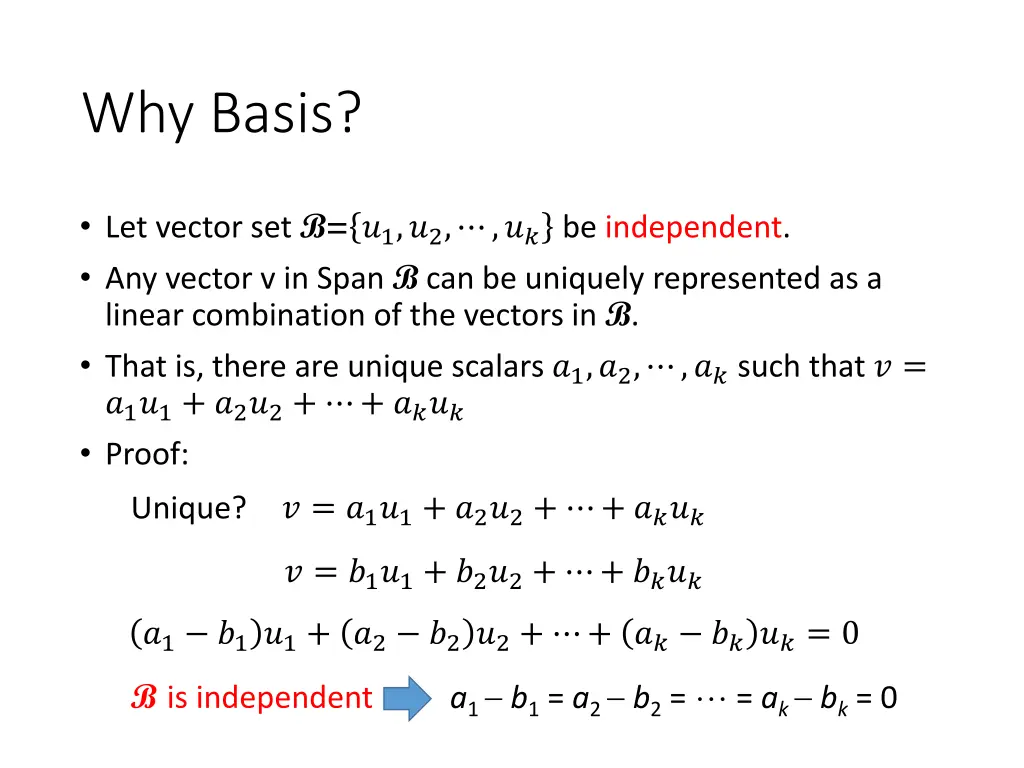 why basis