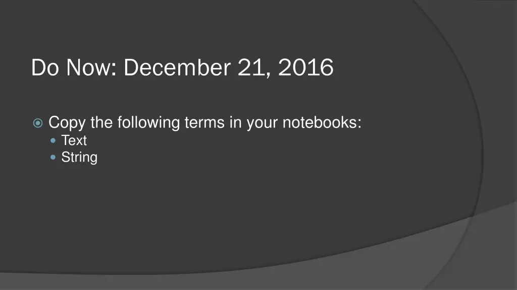 do now december 21 2016