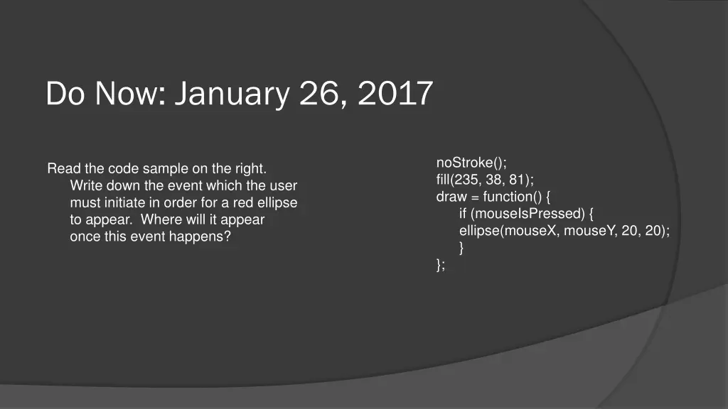 do now january 26 2017