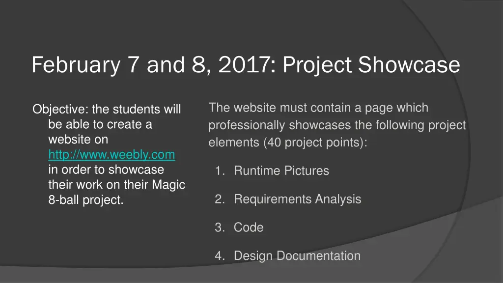 february 7 and 8 2017 project showcase
