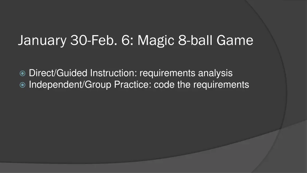 january 30 feb 6 magic 8 ball game 1