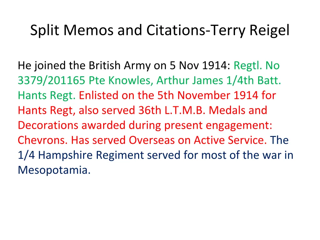 split memos and citations terry reigel 3
