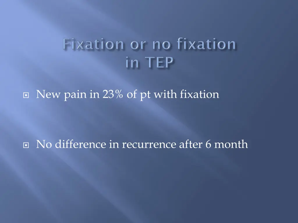 new pain in 23 of pt with fixation