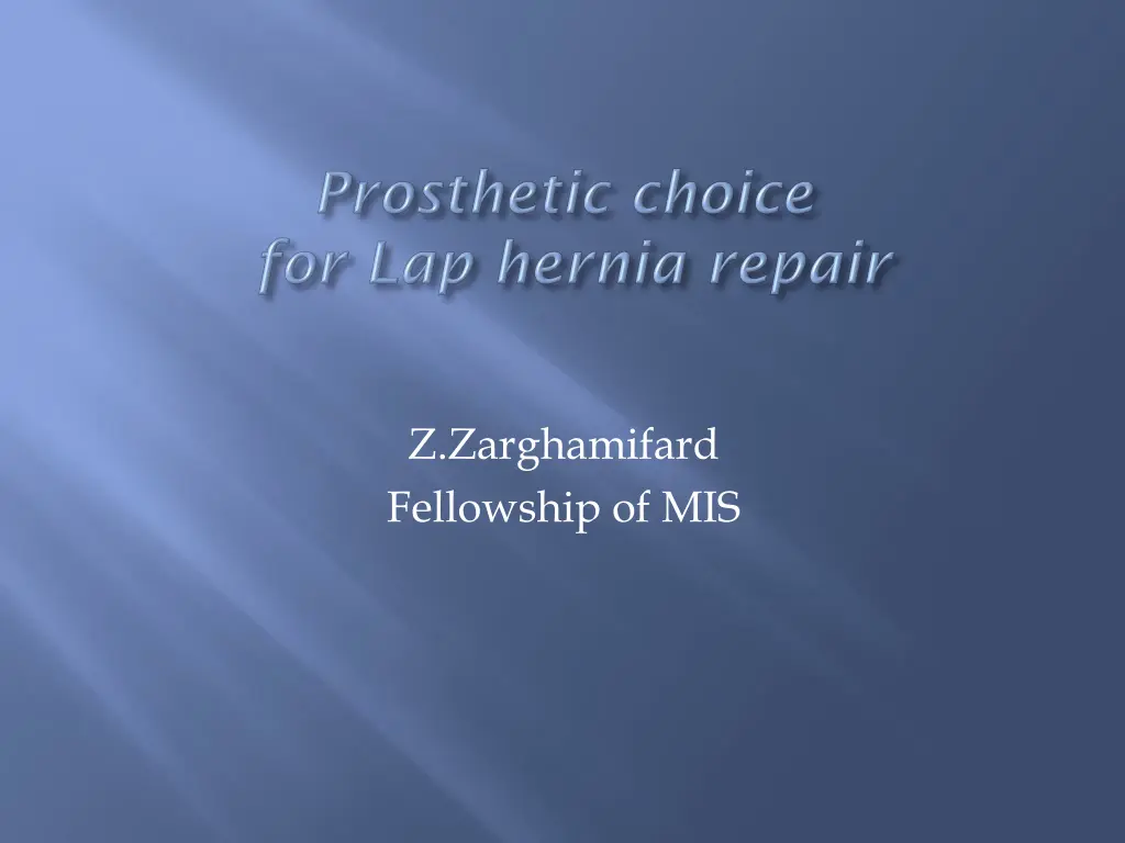 z zarghamifard fellowship of mis