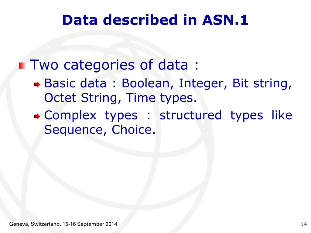 data described in asn 1