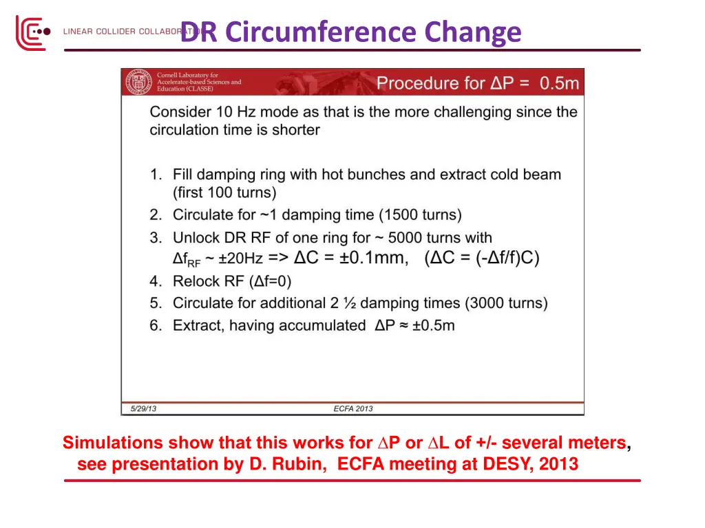 dr circumference change