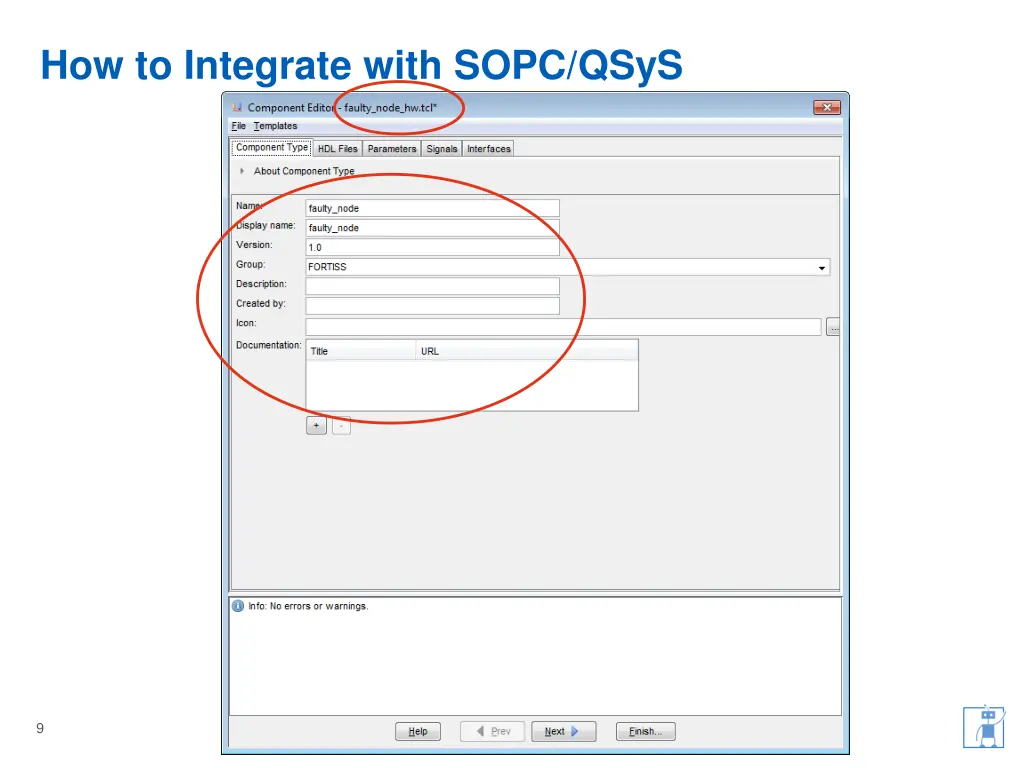 how to integrate with sopc qsys 1