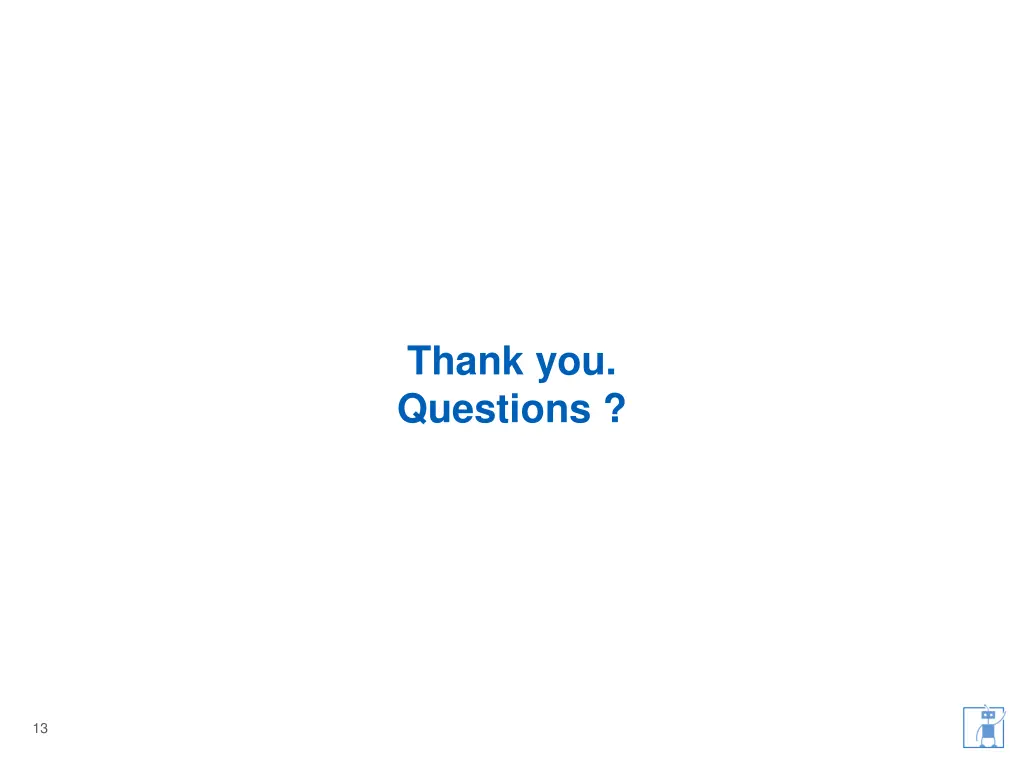 thank you questions
