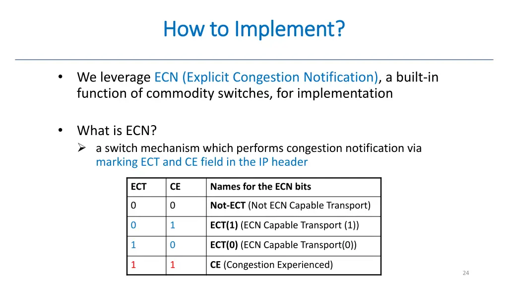 how to implement how to implement