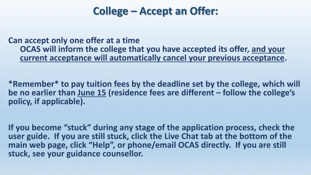 college accept an offer 1