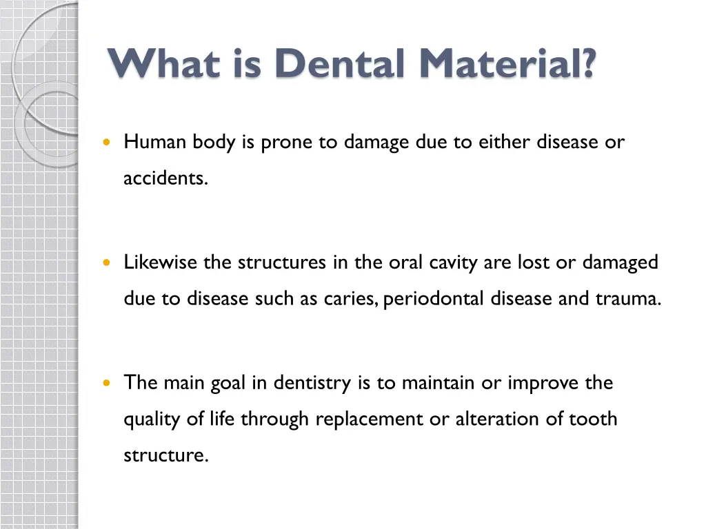 what is dental material