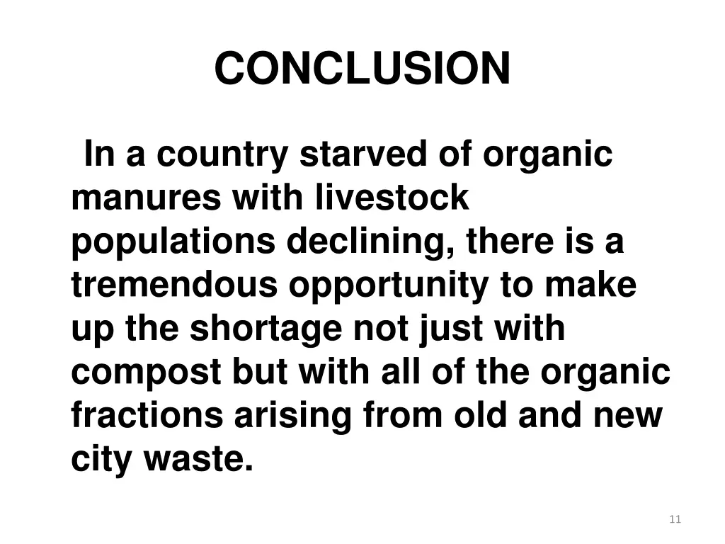 conclusion