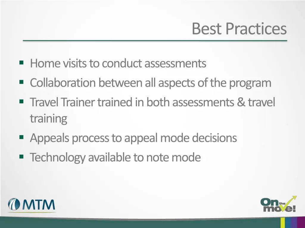 best practices