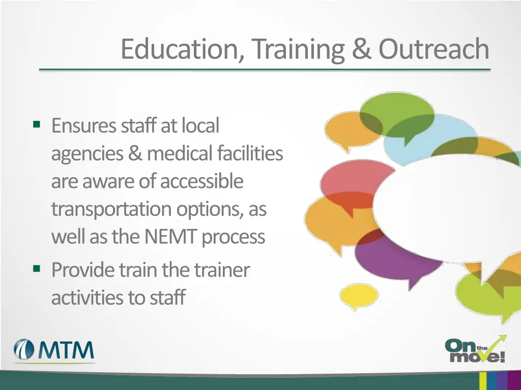 education training outreach