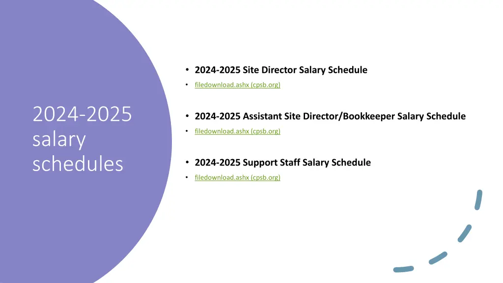 2024 2025 site director salary schedule