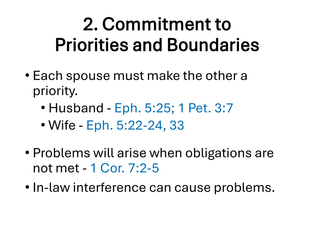 2 commitment to 2 commitment to priorities