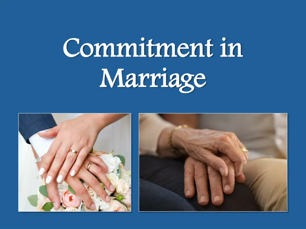 commitment in commitment in marriage marriage 1