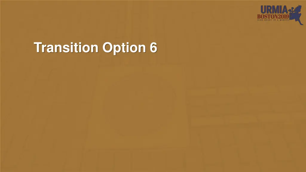 transition option 6