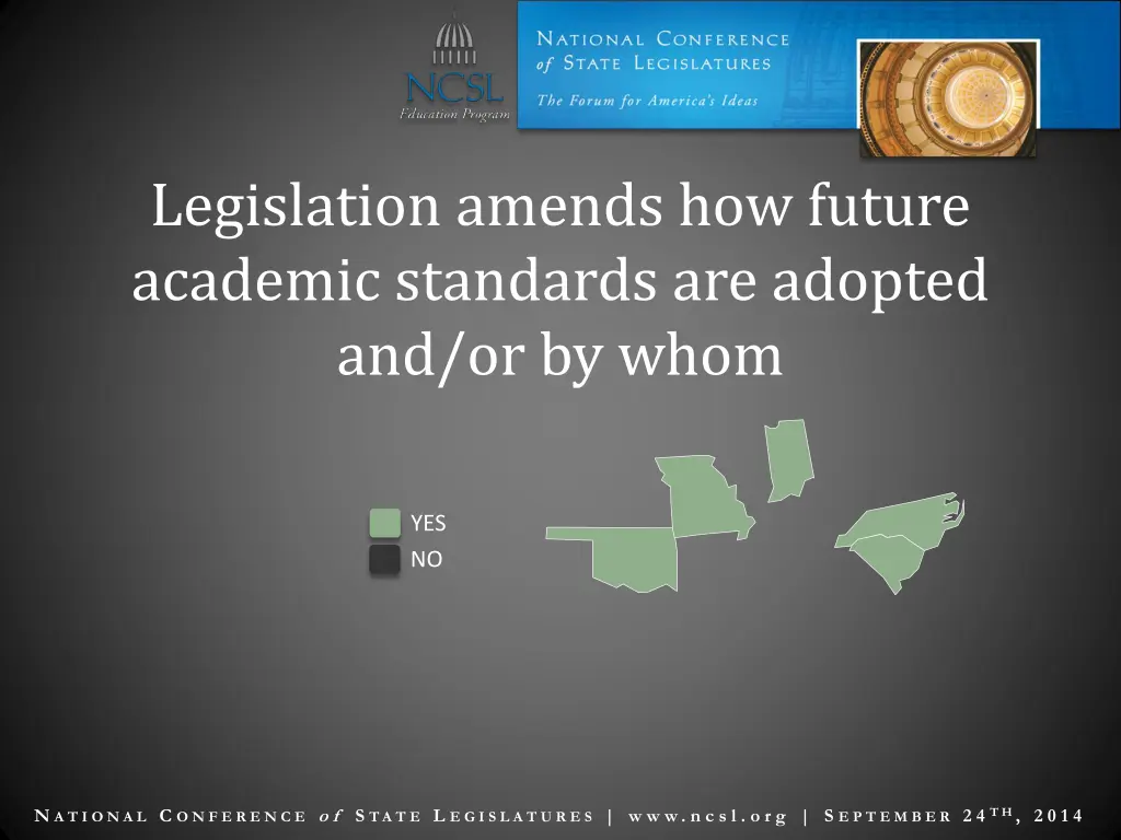 legislation amends how future academic standards