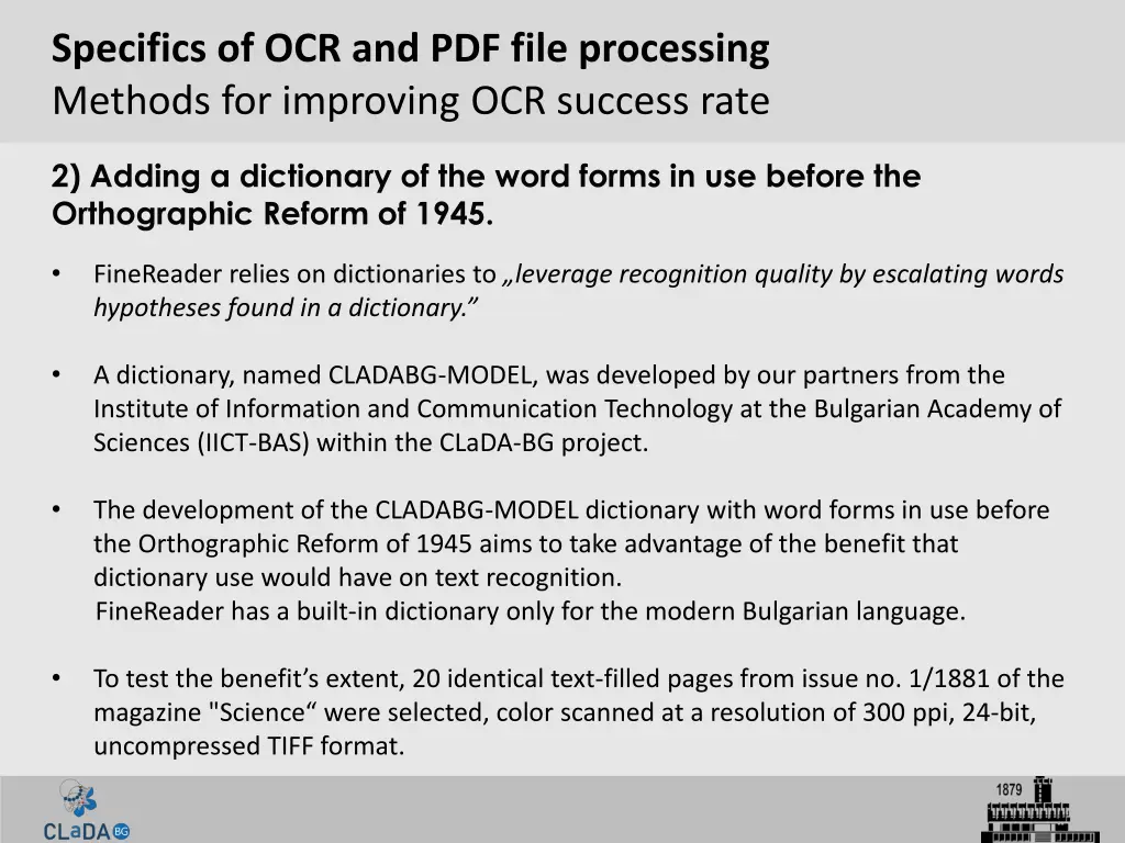 specifics of ocr and pdf file processing methods 2