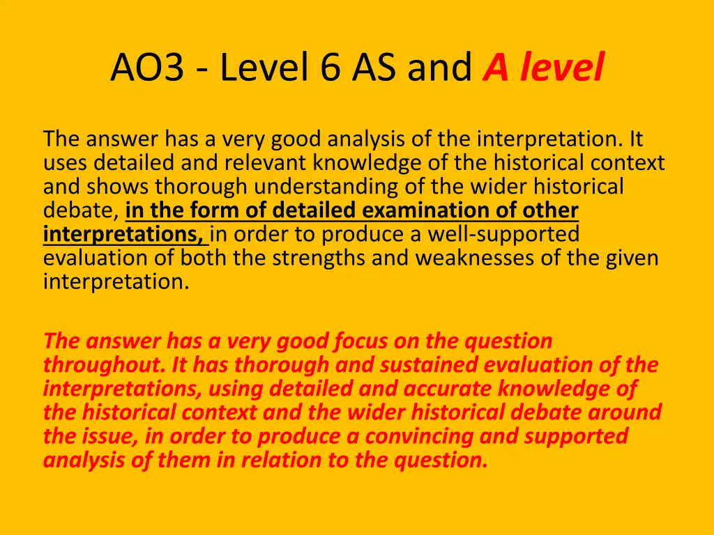 ao3 level 6 as and a level
