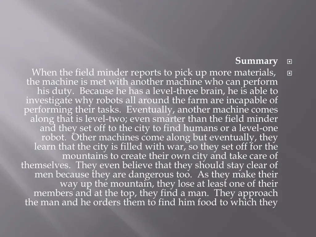 summary
