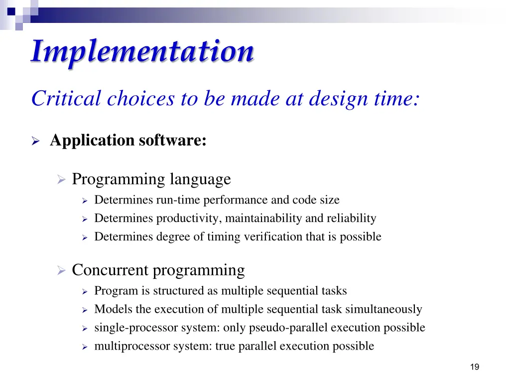 implementation