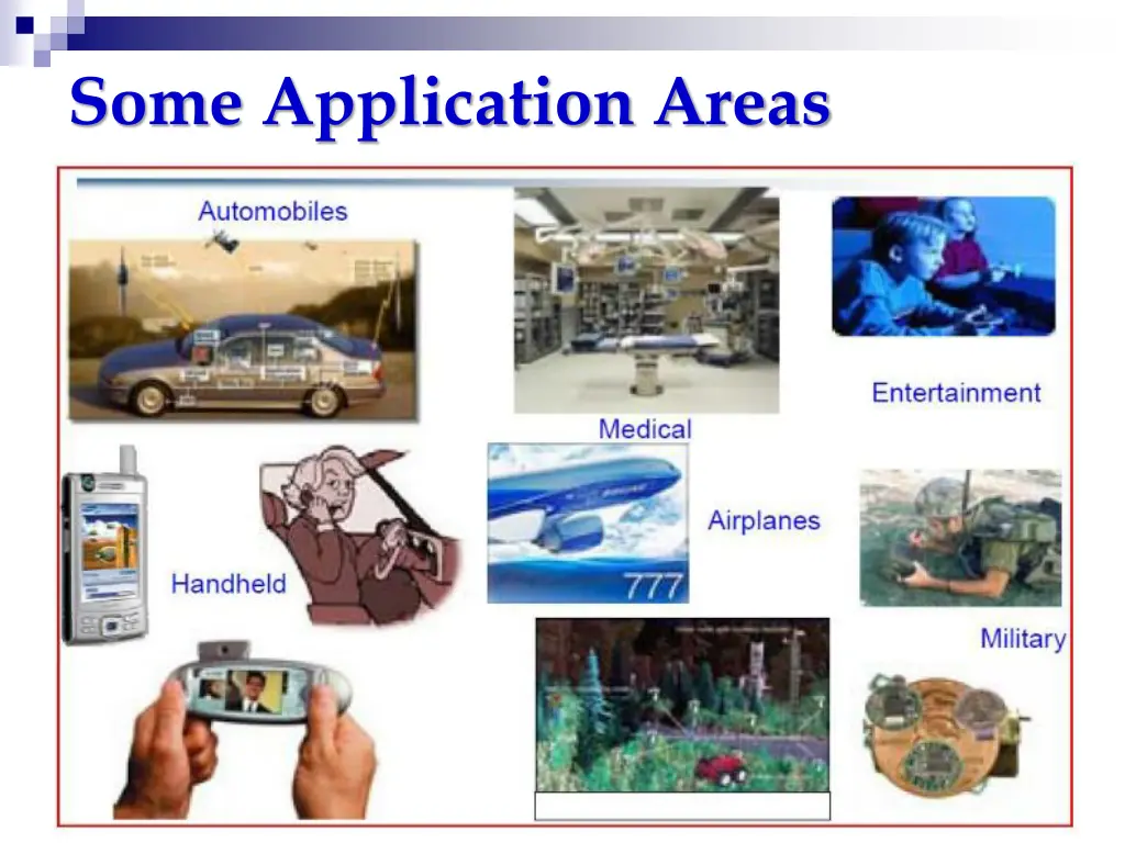 some application areas