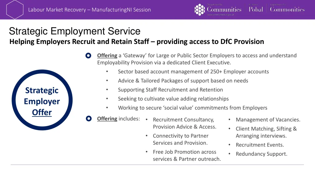 labour market recovery manufacturingni session 11