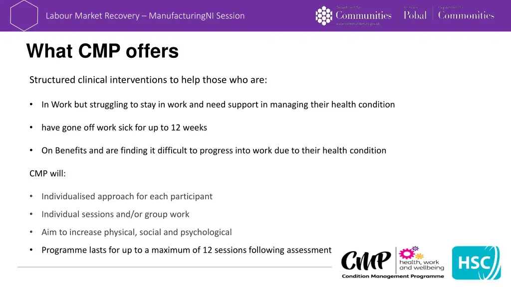 labour market recovery manufacturingni session 3