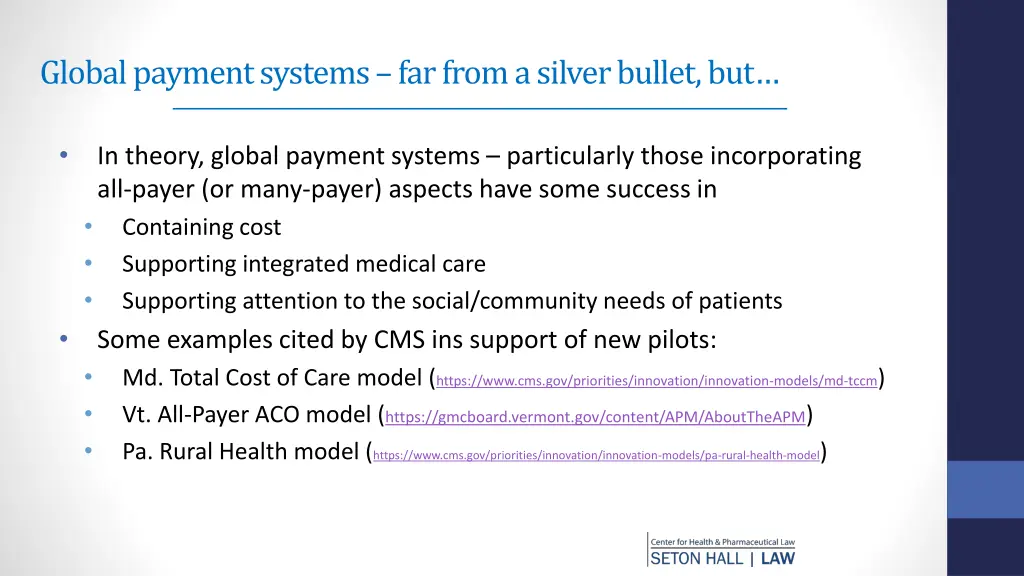 global payment systems far from a silver bullet