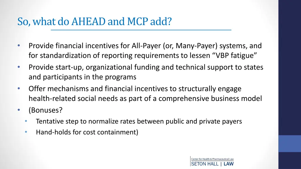 so what do ahead and mcp add