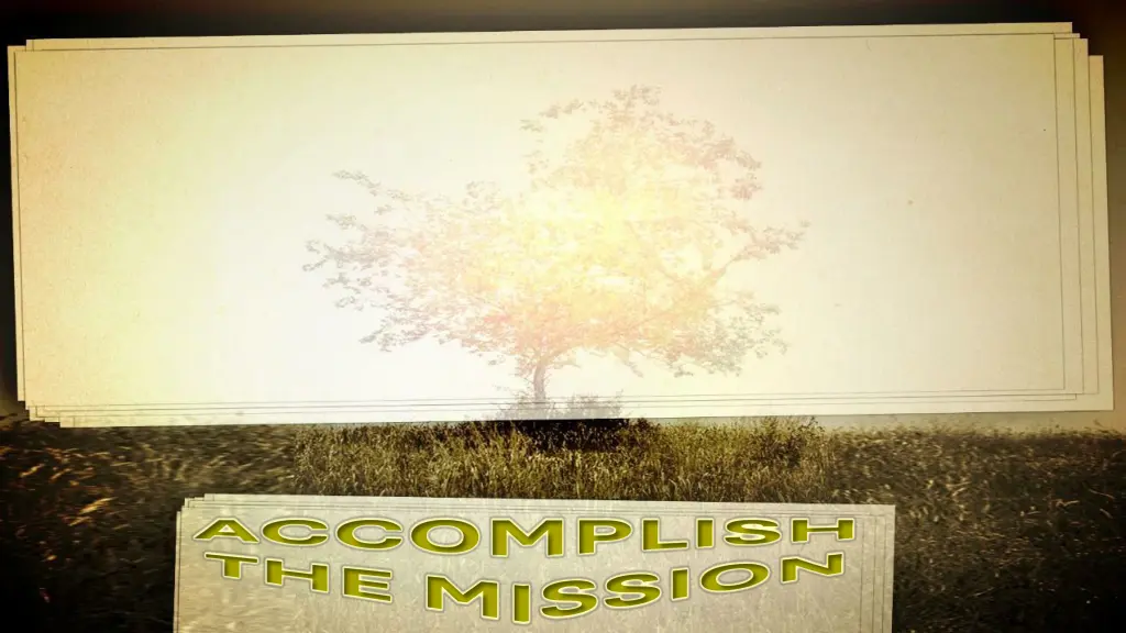 accomplish the mission