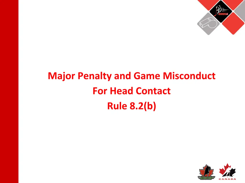 major penalty and game misconduct for head