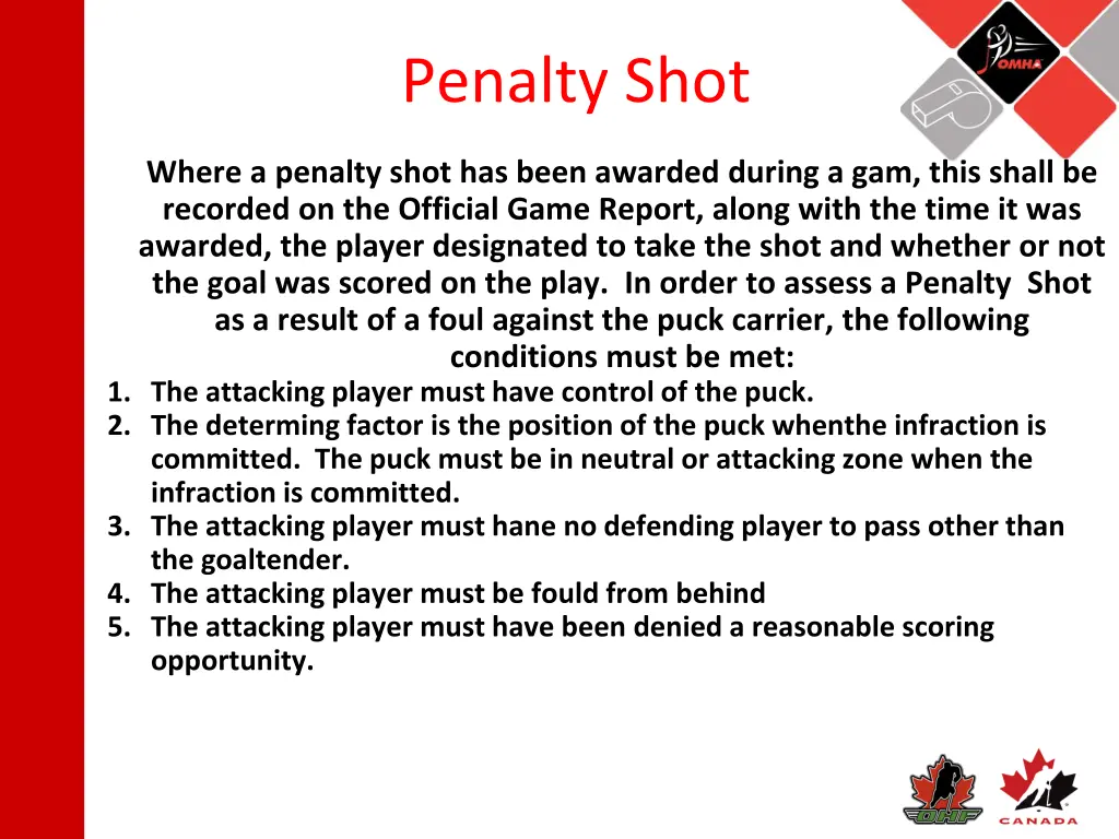 penalty shot
