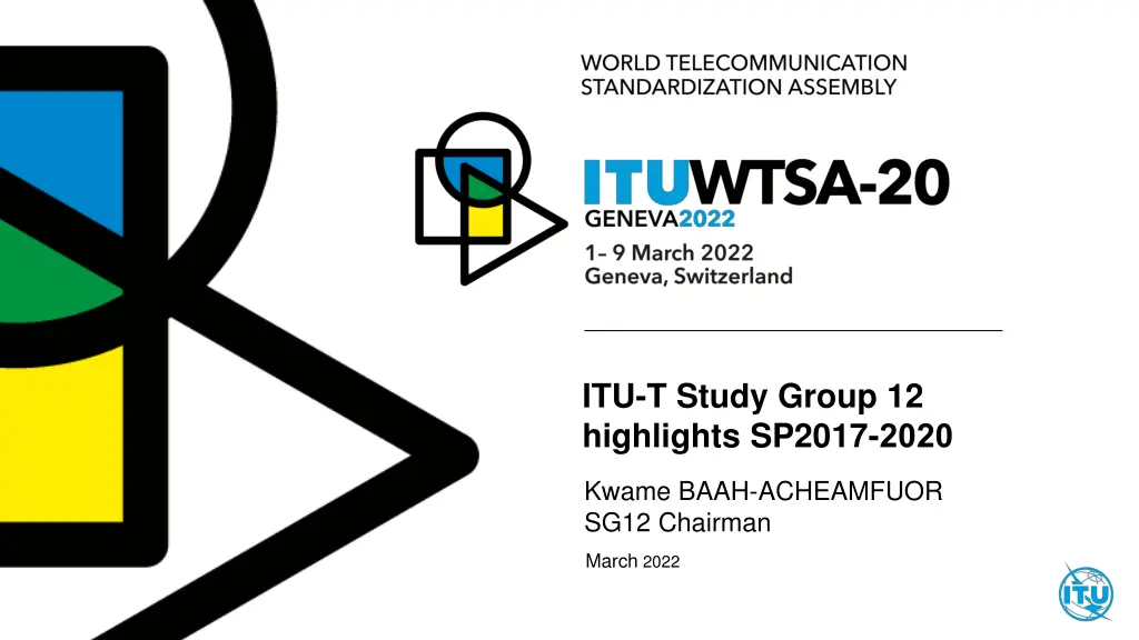 itu t study group 12 highlights sp2017 2020