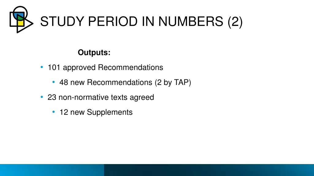 study period in numbers 2