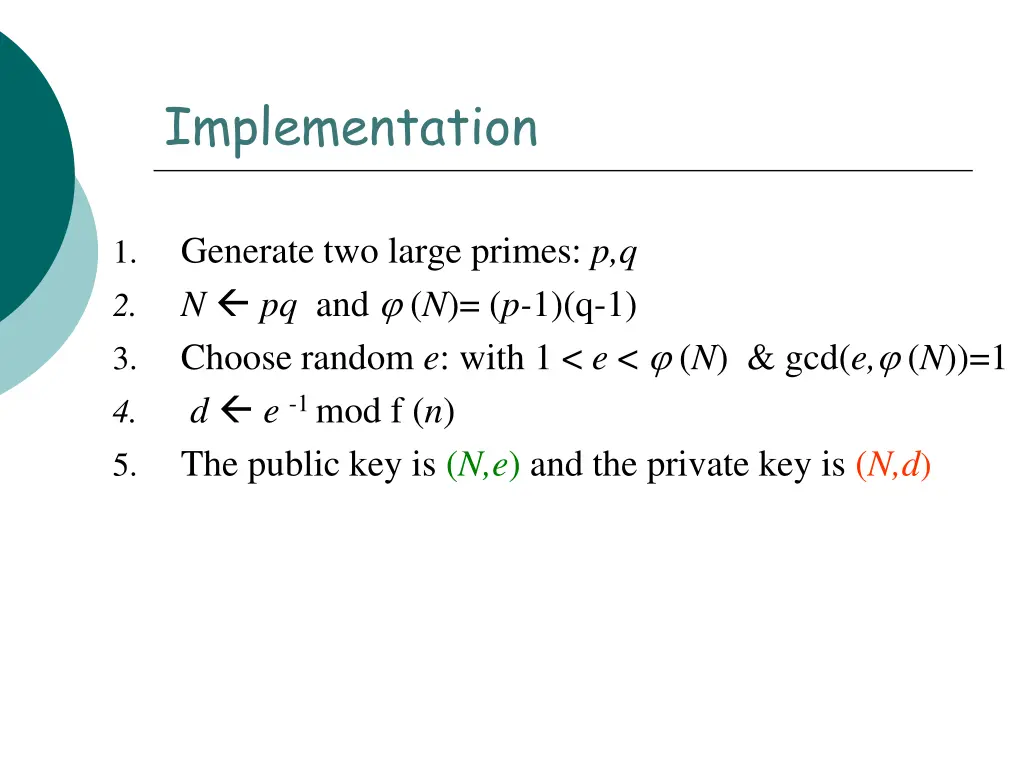 implementation