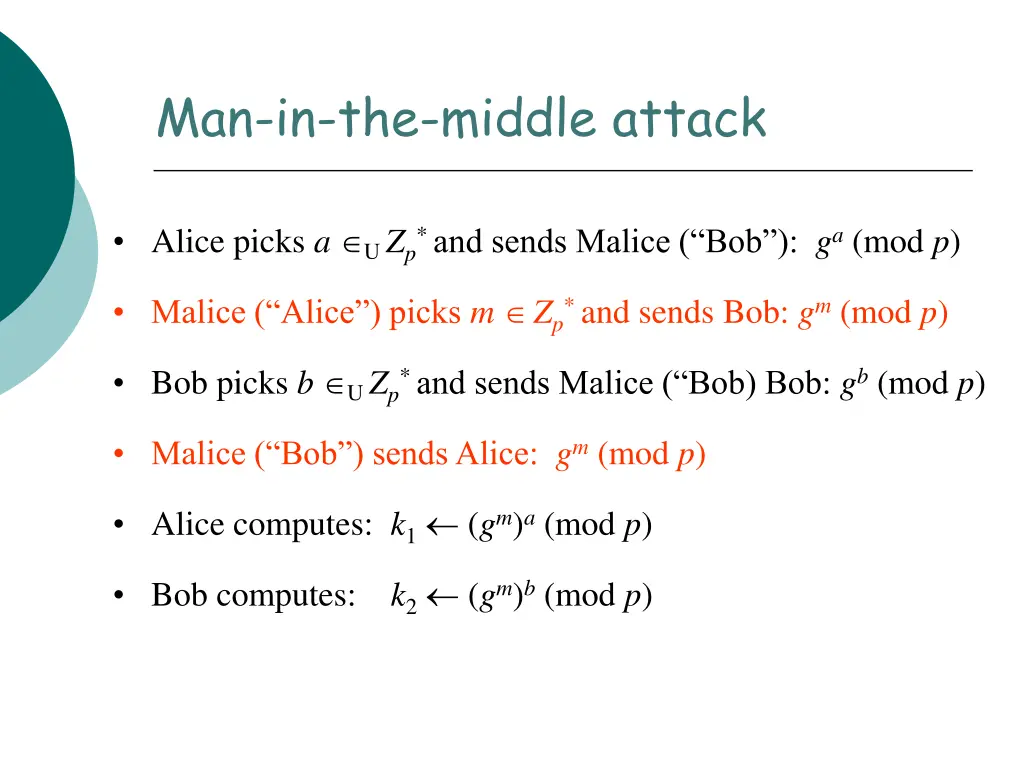 man in the middle attack