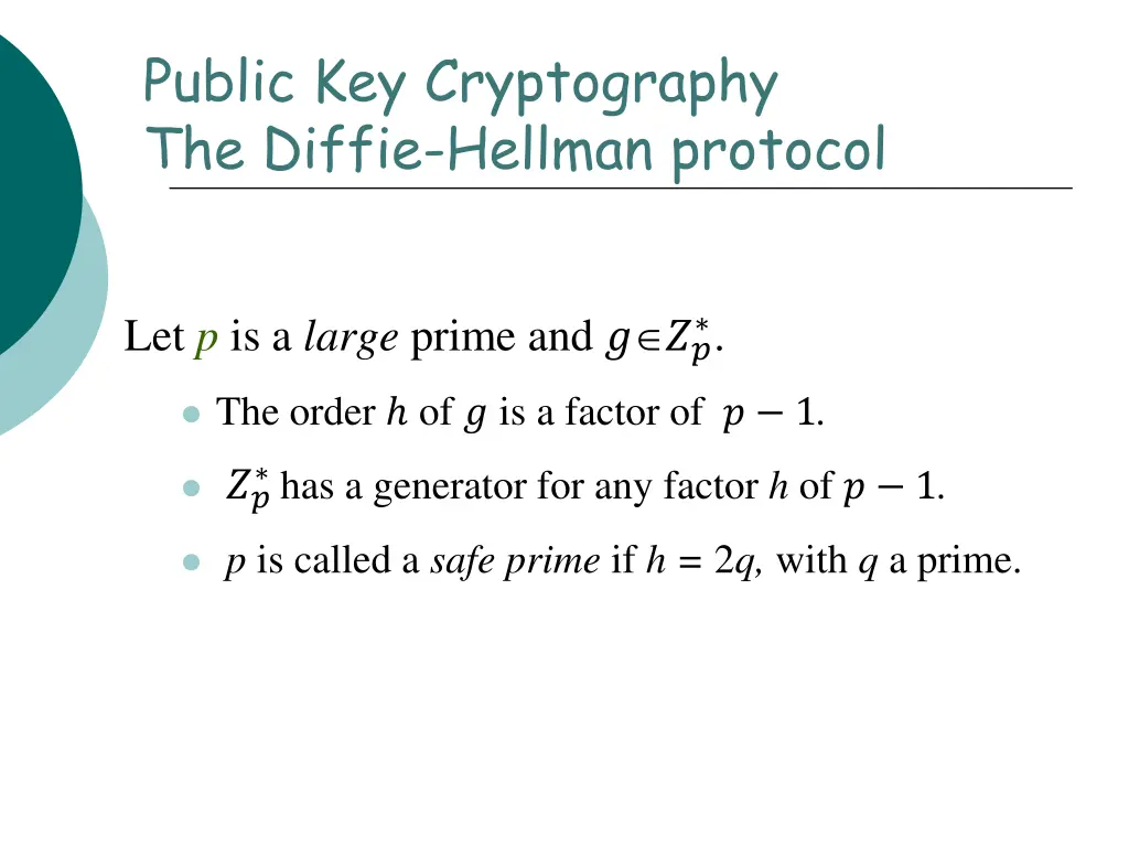 public key cryptography the diffie hellman
