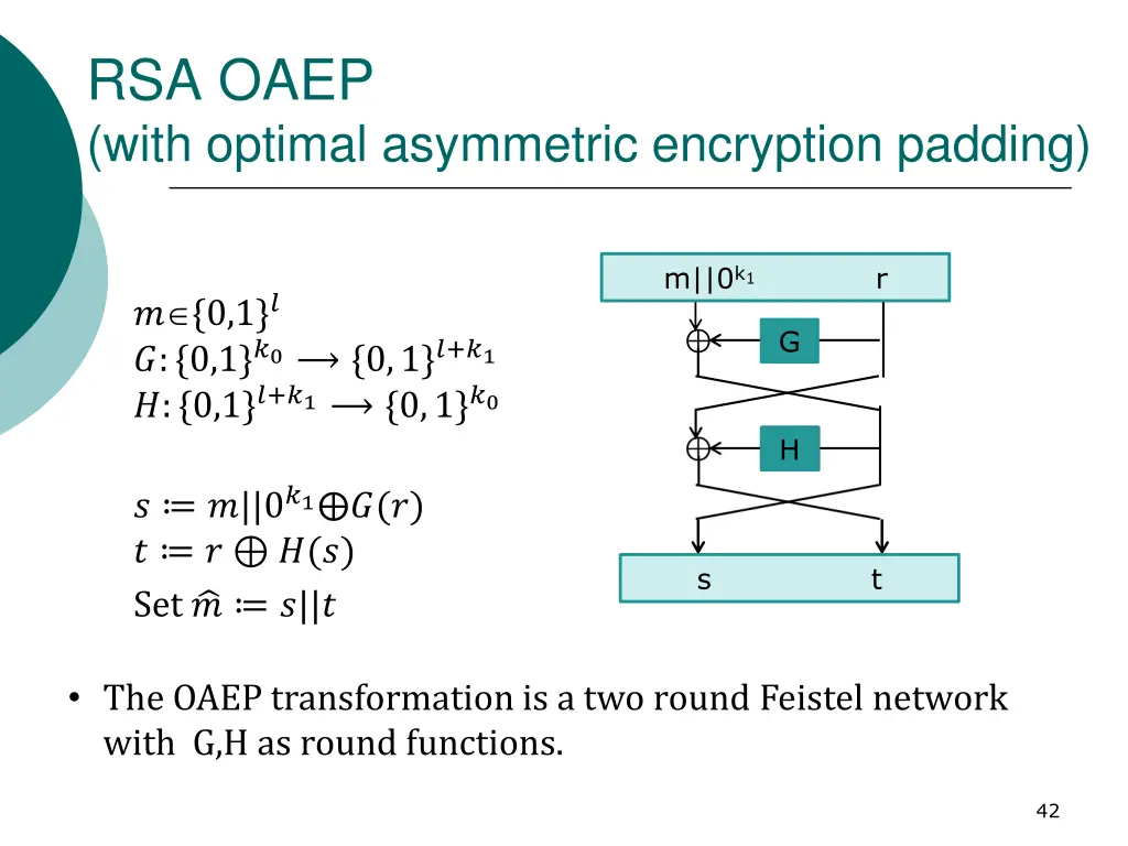 rsa oaep with optimal asymmetric encryption